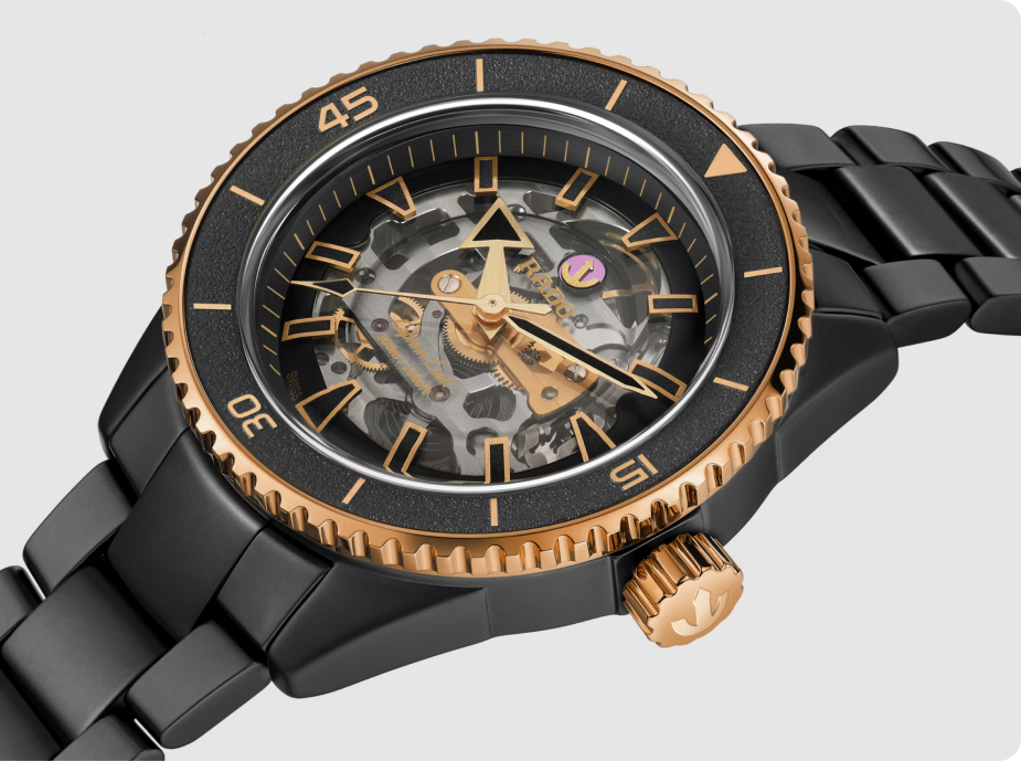 Часы Rado Captain Cook High-Tech Ceramic Skeleton 01.808.6192.3