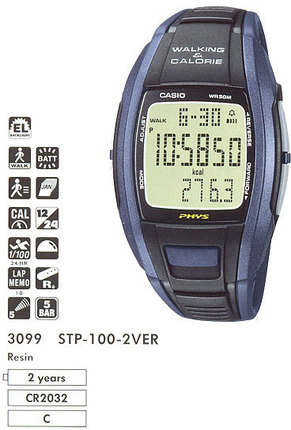 Годинник CASIO STP-100-2VER