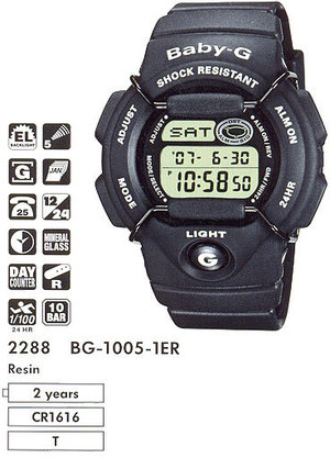 Годинник CASIO BG-1005-1ER