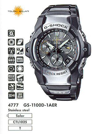 Часы CASIO GS-1100D-1AER