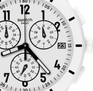 Годинник Swatch TWICE AGAIN WHITE SUSW402