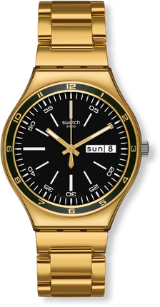 Годинник Swatch CHARCOAL MEDAL YELLOW YGG705G