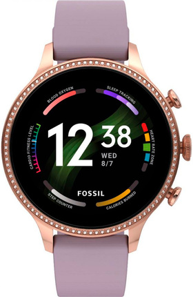 Смарт-часы Fossil Gen 6 Purple Silicone (FTW6080) уценка