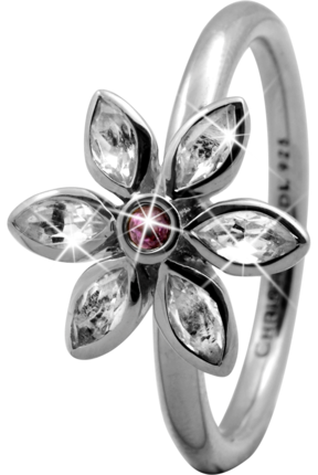 Кільце CC 800-3.6.A/53 Marquise Flower silver 
