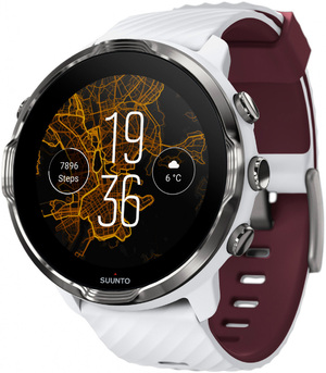 Смарт-годинник Suunto 7 White Burgundy (ss050380000)