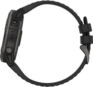 Смарт-часы Garmin fenix 6X Pro Solar Titanium Carbon Grey DLC with Black Band (010-02157-21)