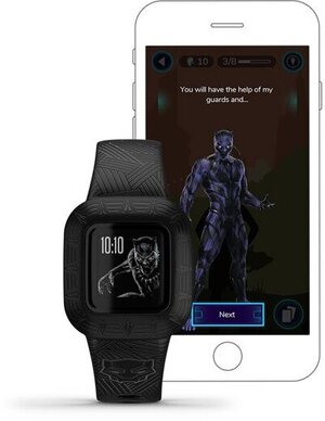 Смарт-годинник Garmin Vivofit Jr. 3 Marvel Black Panther (010-02441-10)