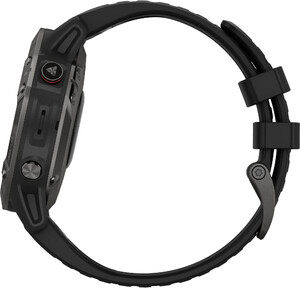 Смарт-часы Garmin fenix 6 Sapphire Сarbon Grey DLC with Black Band (010-02158-11)