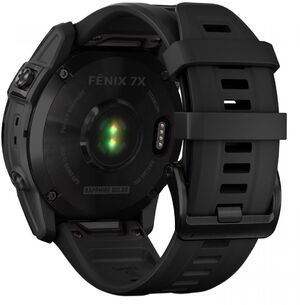 Смарт-часы Garmin fenix 7X Sapphire Solar Black DLC Titanium with Black Band (010-02541-23)