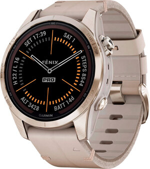 Смарт-часы Garmin fenix 7S Pro Sapphire Solar Edition Soft Gold