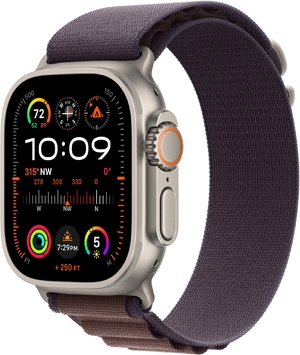 Смарт-годинник Apple Watch Ultra 2 GPS + Cellular 49mm Titanium Case with Indigo Alpine Loop - Large (MREW3UL/A)