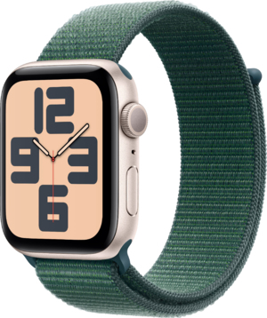 Смарт-часы Apple Watch SE GPS 44mm Starlight Aluminium Case with Starlight Sport Band - S/M (MXEU3QH/A)