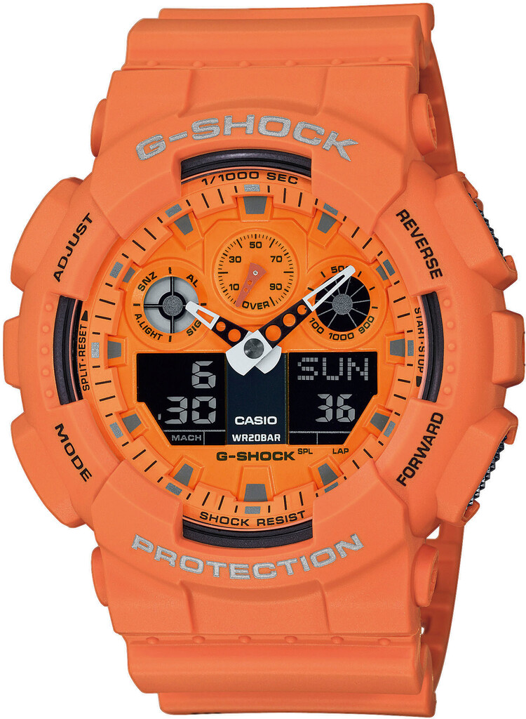 

Часы CASIO GA-100RS-4AER, GA-100RS-4AER