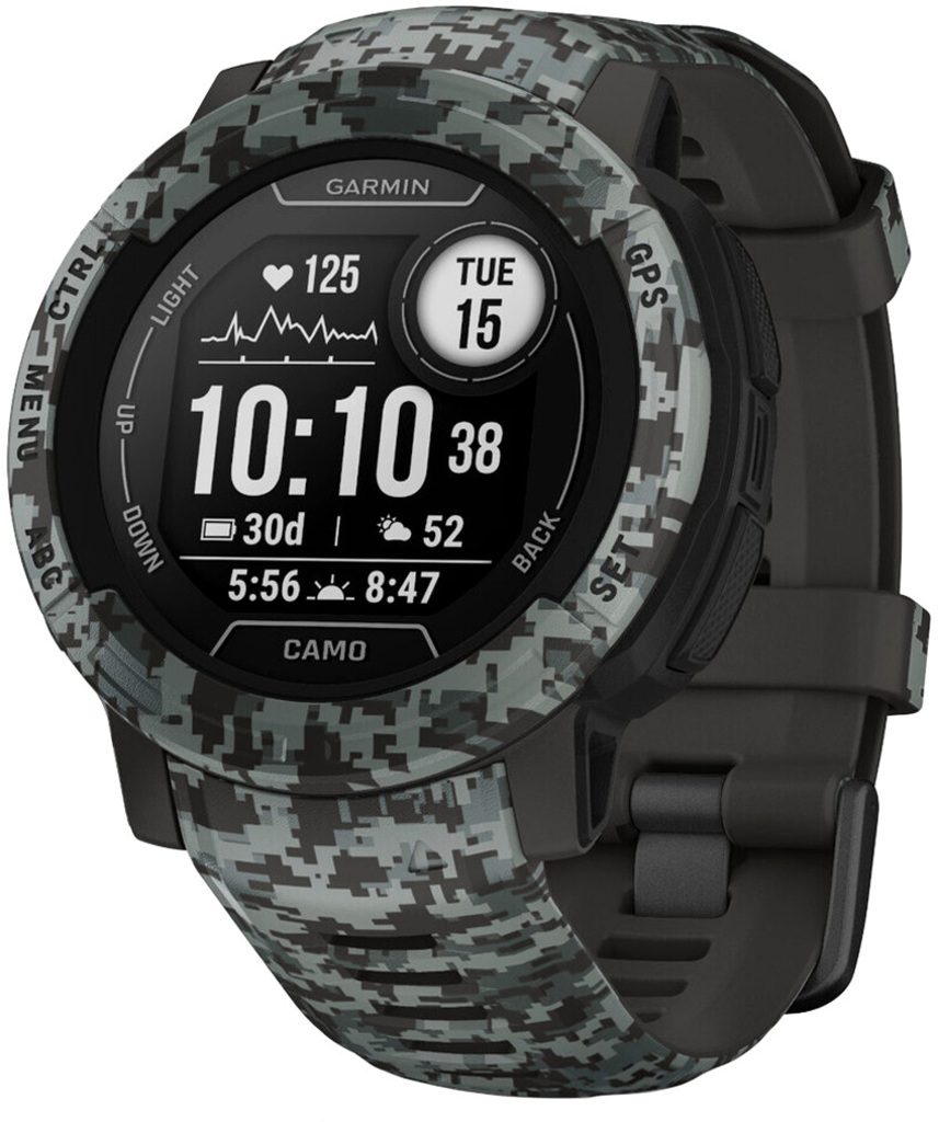 

Смарт-часы Garmin Instinct 2 Camo Edition Graphite Camo (010-02626-03), 010-02626-03