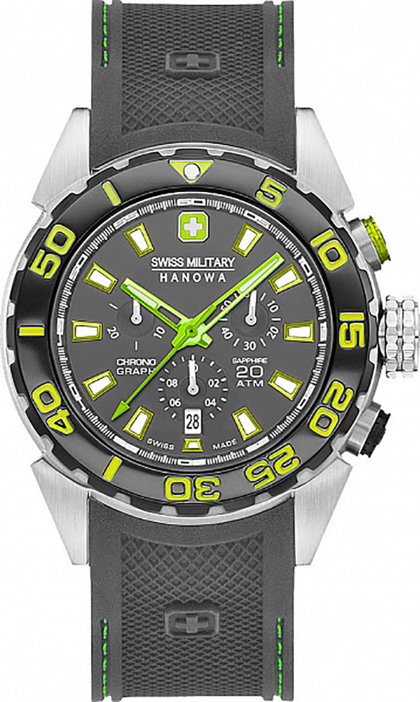 

Часы SWISS MILITARY-HANOWA SCUBA DIVER CHRONO 06-4324.04.009, 06-4324.04.009